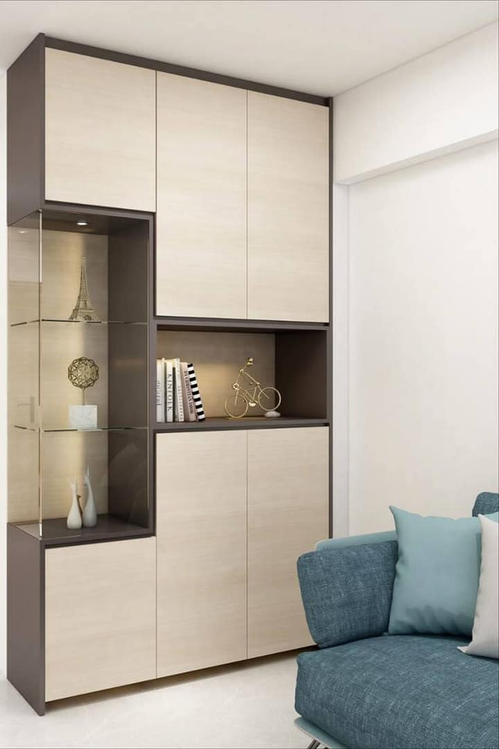 Modern Display and Storage Cabinet _ Compassvale Crescent HDB Resale