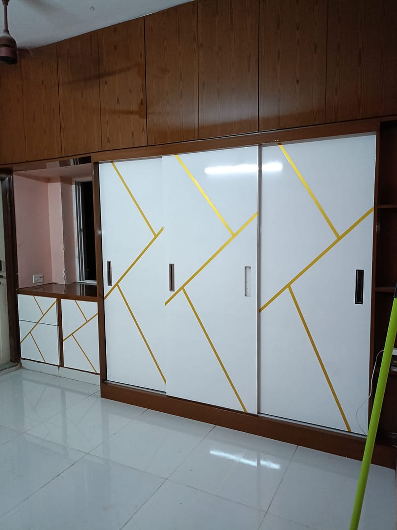 Elegant PVC cupboard installed in Hyderabad apartment