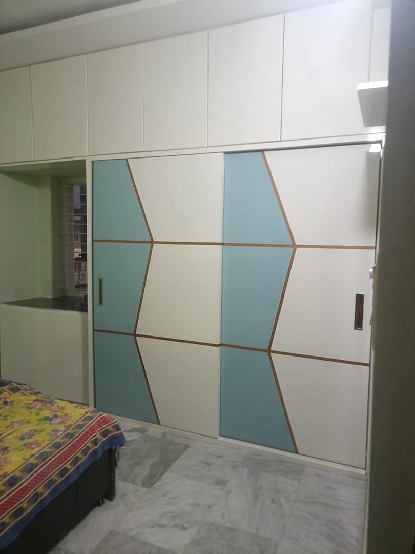 PVC and WPC cupboards installation by YourChoice Interiors