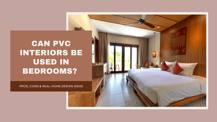 Modern PVC Interiors for Bedroom Design